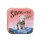 La Savonnerie de Nyons "Westie" French soap in a reusable decorative metal tin featuring a vintage-style dog illustration, 3.5 oz cotton flower–scented soap enriched with shea butter and Nyons olive oil.