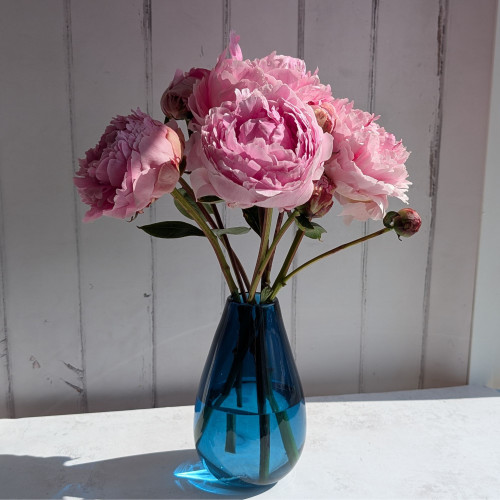 Teardrop Vase Hand Blown by Louisa Raven