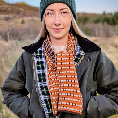 Mini Boro Merino Scarf