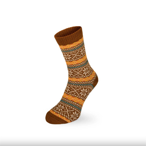 Culbin Wool Fair Isle Socks