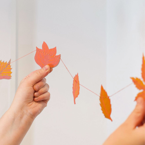Autumn Leaves Screen - Printed Garland
