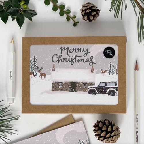Bothy In The Snow Card Pack