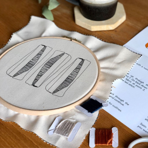 Embroidery Kits from Paper Houses Design