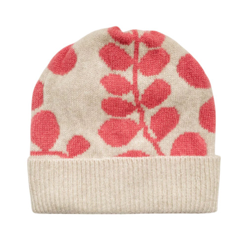 Curling Leaf Luxury Lambswool Hat