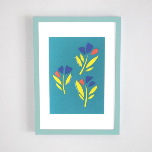 Oyster Plant Wildflower Print – ‘Tìodhlac na Mara’