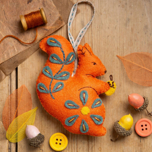 Felt Craft Kits – Folk Squirrel