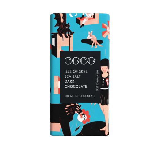 Isle of Skye Sea Salt Dark Mini Chocolate Bar