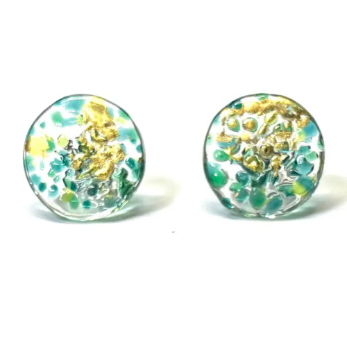 Handmade Glass Midi Studs