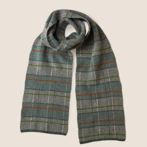 Merino Heritage Check Scarf