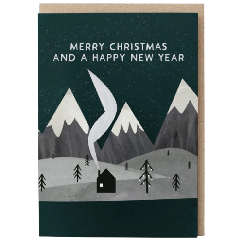 Card - Merry Christmas Mountains Card - Merry Christmas Mountains