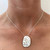 Silver Pebble Pendant by Claire Lowe