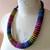 Chunky Rainbow Stripe Necklace by Lynsey Walters