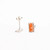 Rectangle studs by Emily Higham