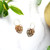 Monstera Statement Earrings by Mica Peet