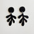 Black Dulse Earrings from Tom Pigeon