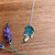 Copper and Brass Double Fern Necklace