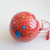 Scarlet Red and Blue Bauble