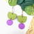 Colour Block Hoop Earrings
