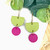 Colour Block Hoop Earrings