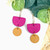 Colour Block Hoop Earrings