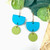 Colour Block Hoop Earrings