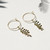 Sprig Hoop Earrings – Delicate Botanical Jewellery
