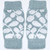 Curling Leaf Luxury Lambswool Fingerless Mitts