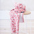 Old Rose Curling Leaf Blanket Scarf