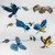 Take Flight Garland – Birds & Oak Leaves Decorative Garland