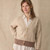Oat Boxy Wool Cardigan Made in Britain