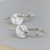 Sterling Silver Mini Textured Drop Earrings