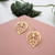Anthurium earrings by Mica Peet