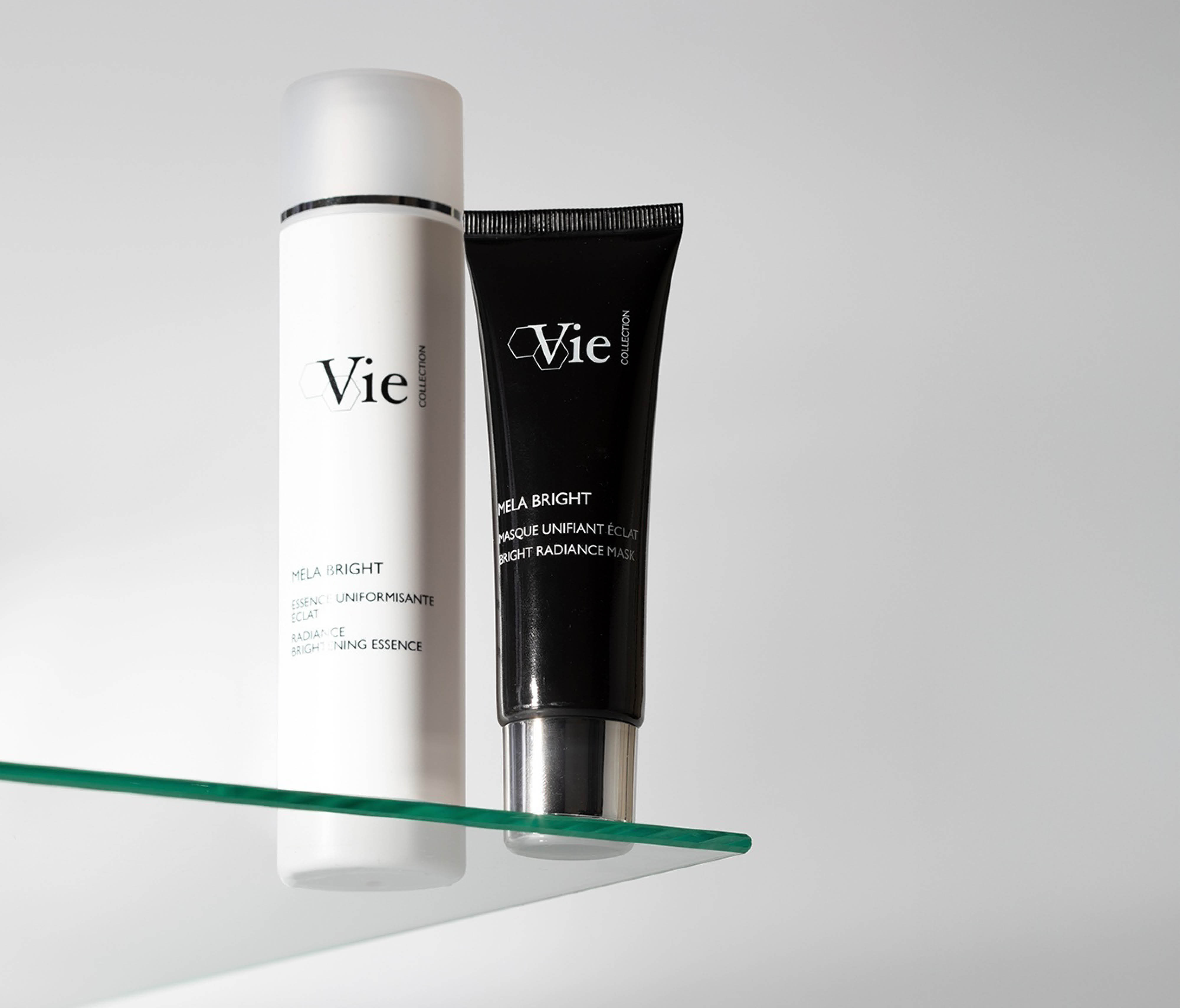 Mela Bright Radiance Brightening Essence and the Mela Bright Radiance Mask