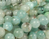 10mm Light Blue Jade Smooth Round Beads
