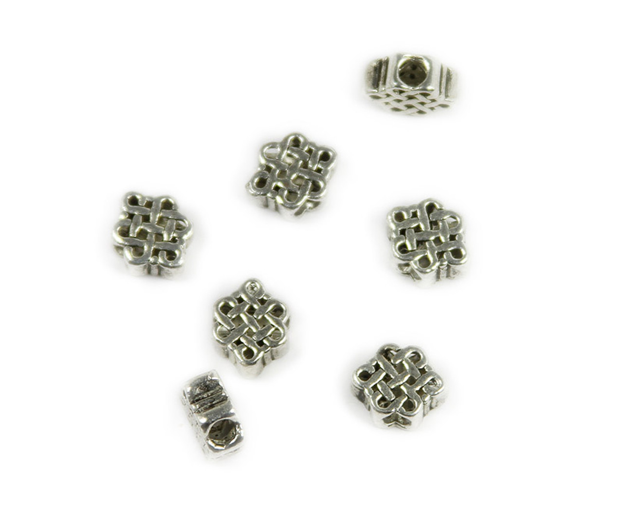 Bali Sterling Silver Spacer Beads | 6 x 3mm | 2 pieces