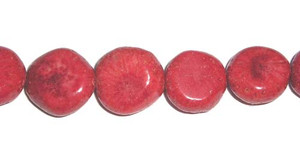 14x14mm - 22x24mm Sponge Coral Graduated Oval Beads 14x14mm - 22x24mm Sponge Coral Graduated Oval Beads