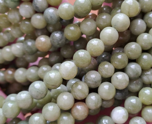 6mm Taiwan Green Jade Round Beads 6mm Taiwan Green Jade Round Beads