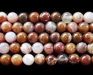 6mm High Quality Aqua Nueva Agate Round Beads 6mm High Quality Aqua Nueva Agate Round Beads