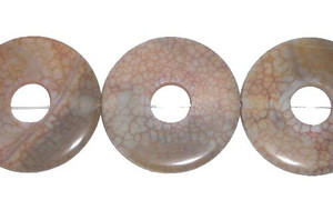 40mm Antiqued Agate Donut Beads/Pendants 40mm Antiqued Agate Donut Beads/Pendants