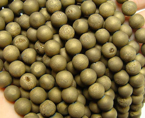 8mm Bronze Electroplated Druzy Agate Round Beads 8mm Bronze Electroplated Druzy Agate Round Beads