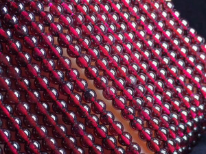 4mm Red Garnet Round Beads With High Luster