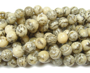8mm 15.5 Inches Feldspar Round Beads