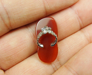 22x42mm Carnelian Large Slipper Pendant 22x42mm Carnelian Large Slipper Pendant