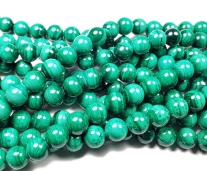 10mm 15.5 Inches High Quality Malachite Round Beads 10mm 15.5 Inches High Quality Malachite Round Beads