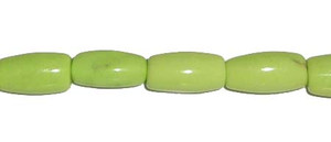 8x14mm Apple Green Turquoise Rice-Shaped Beads