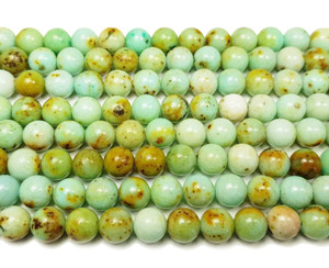 Mongolian turquoise round beads Mongolian turquoise round beads