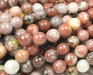 10mm Cherry Flower Jasper Round Beads 10mm Cherry Flower Jasper Round Beads