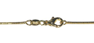 18 Inches Gold Plated Snake Chain