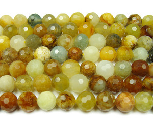 10mm Finely Cut Shiny Floral Sweet Jasper Beads 10mm Finely Cut Shiny Floral Sweet Jasper Beads