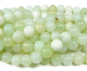 10mm Australian Green Opal Smooth Beads 10mm Australian Green Opal Smooth Beads